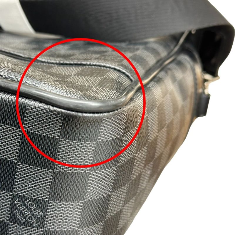 Louis Vuitton N23253 Damier Graphite Business Bag Ikar Shoulder Bag Louis
