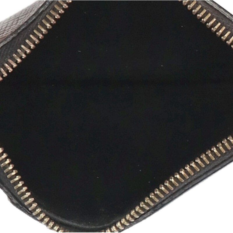 Celine 10b683bel Zip Card Holder Coin Case Men's