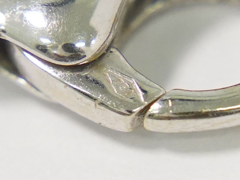 Authentic Bulgari Bvlgari Parentesi 750 WG Necklace Pendant White Gold Parentesi