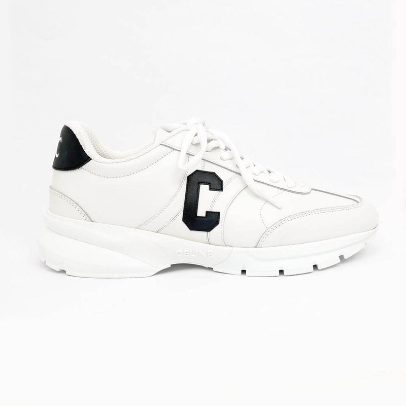 Celine Sneakers - White Black 35929 Size 39 Shoes Women's Women