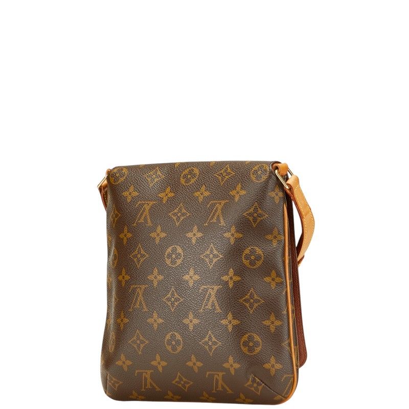 Louis Vuitton Monogram Musette Salsa Short M51258 Brown PVC Leather Women Louis