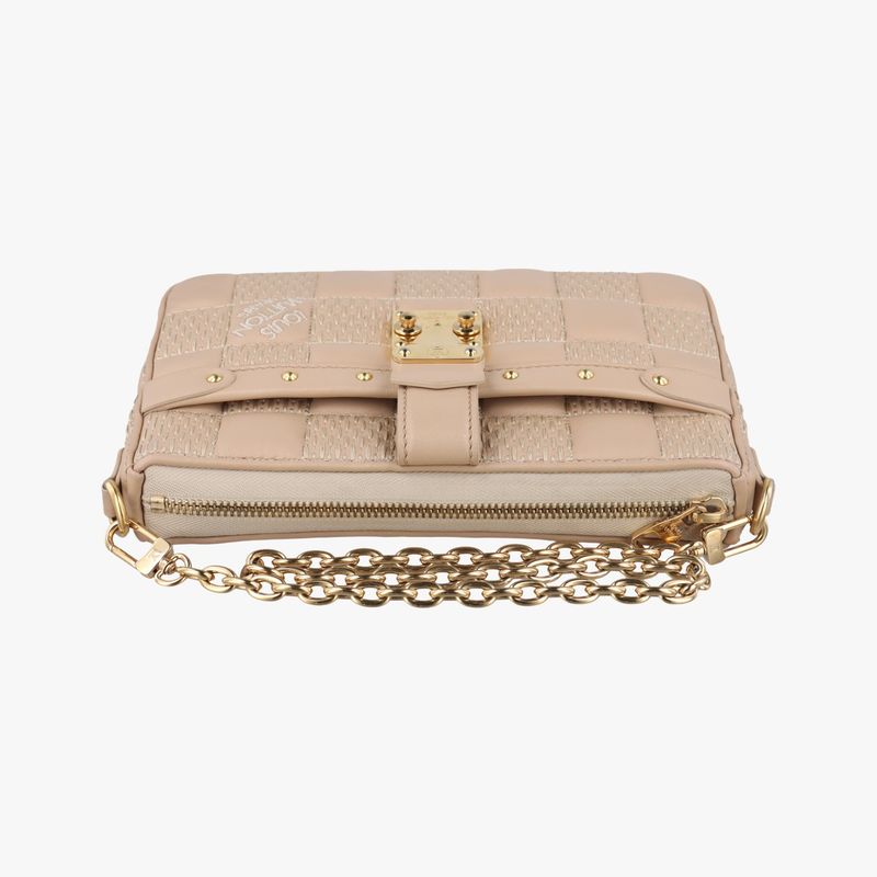 Louis Vuitton Pochette Troca Beige Damier Giant M59048 IC Chip