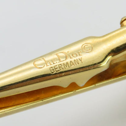 Christian Dior Tie Pin Metal Gold Silver Plated Suit Accessories Men's Men