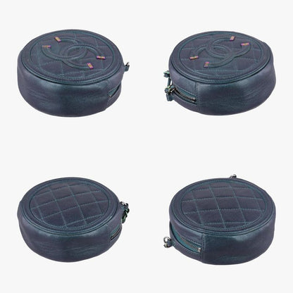 CHANEL  Round Green Caviar Skin A8159926605003