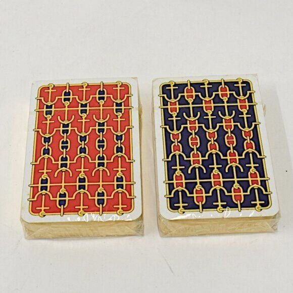 Hermes Designer Playing Cards Set w/ Box 2 Decks - The Reluxe