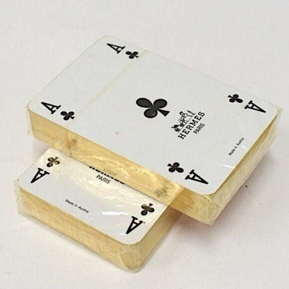 Hermes Designer Playing Cards Set w/ Box 2 Decks - The Reluxe