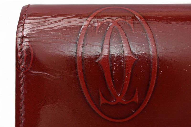 Cartier Wallet Cartier Foldover Wallet Happy Birthday Bordeaux