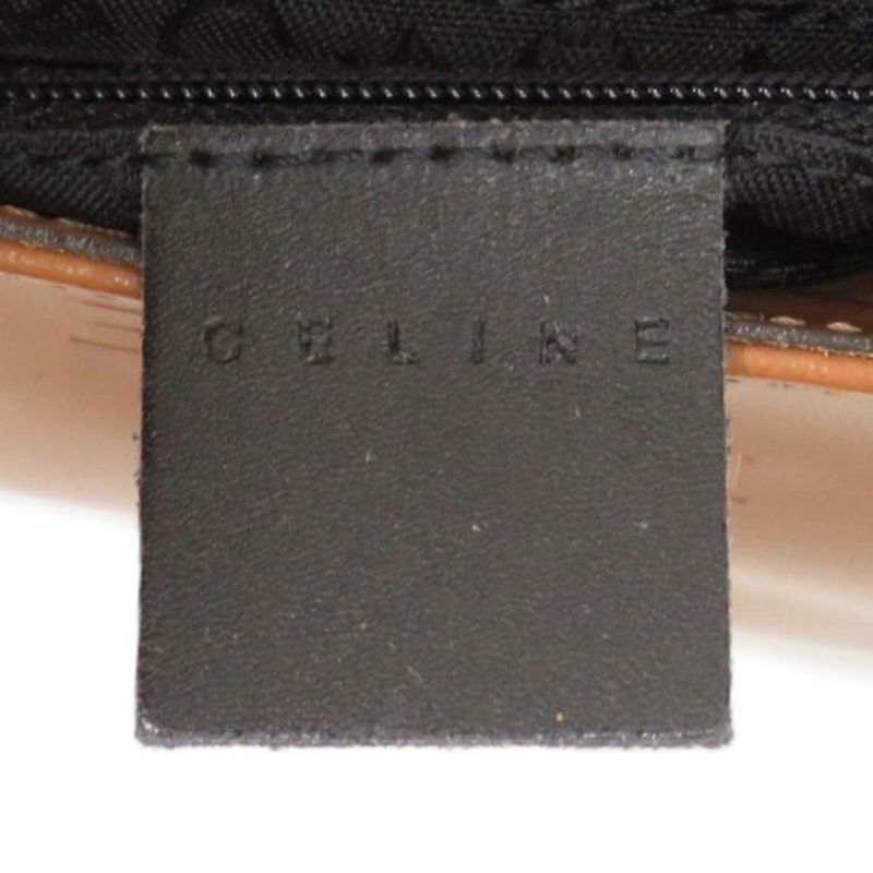 Celine Shape Push Leather Camel Shoulder Bag Brown 0441 Celine Women