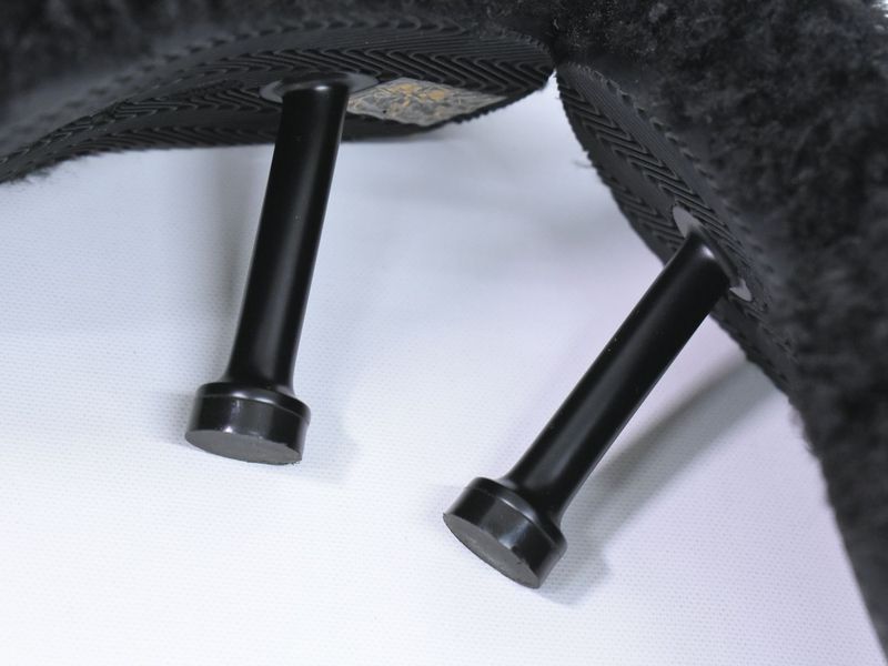 Authentic Balenciaga Logo Sandals Heels 35 Boa Black Women's Shoes Pre-owned