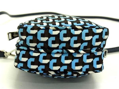 Prada Tessuto Nylon And Saffiano Leather Shoulder Bag Crossbody Light