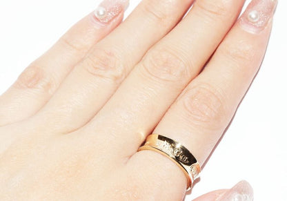 Tiffany & Co Ring 18K Yellow Gold 1837 Medium Ring Width 6mm (024in)