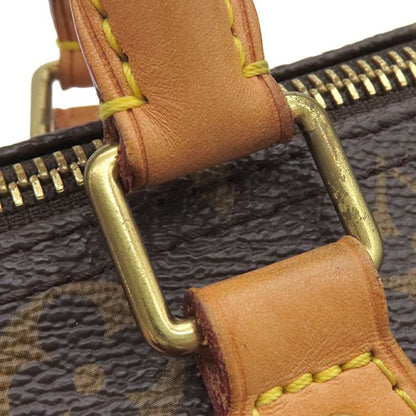 Louis Vuitton Handbag Speedy 30 Monogram Canvas Monogram Bay Gold Hardware