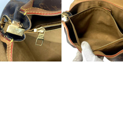 Louis Vuitton Shoulder Bag Dauphine Soft GM M47149 Monogram Canvas Brown