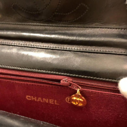 ◎authentic Chanel Half Moon Shoulder Bag Black