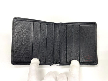 Louis Vuitton Epi Portobier 6 Cartes Cles Di Bifold Wallet M63312 Black Made In