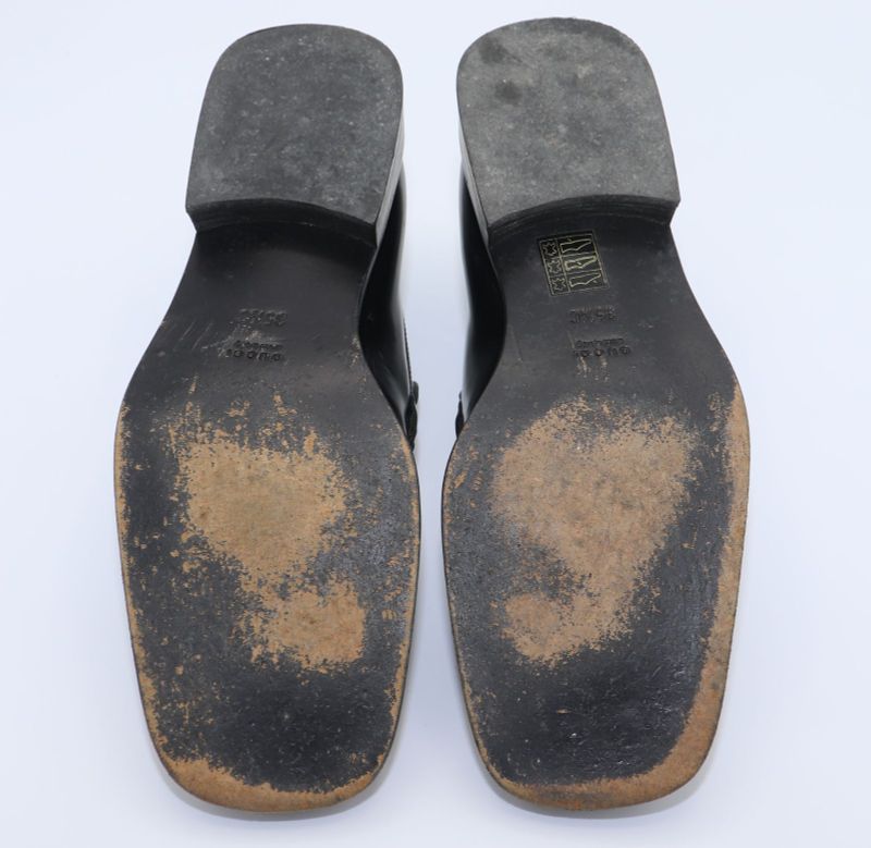 Gucci Sherry Line Square Toe Bit Loafers Women's 35 1 2 C 100 0493 Black Made