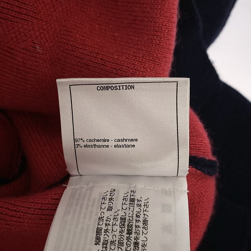 Gucci - P70525k Cashmere Coco Mark Logo Crew Neck Knit Pullover - S - Navy -