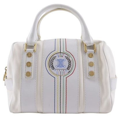 Celine Mini Boston 2004 Athens Olympics Limited Edition Nylon Canvas And