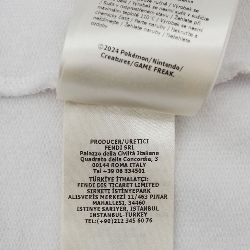 Fendi×frgmt×pokémon Fragment Dragon Type Pokémon Kairu Collaboration Sweatshirt