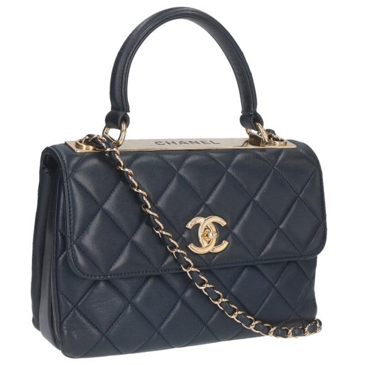 Chanel A92236 Trendy CC Top Handle Lambskin Chain Shoulder Bag Women