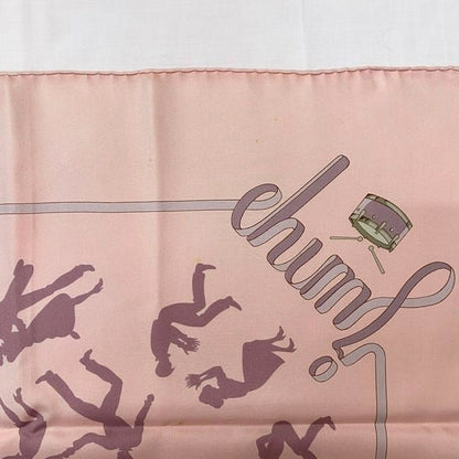 Hermes Scarf Carr 90 Ec21137 Pink Gray