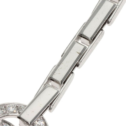Cartier Agrafe Diamond Necklace 18K White Gold Ladies