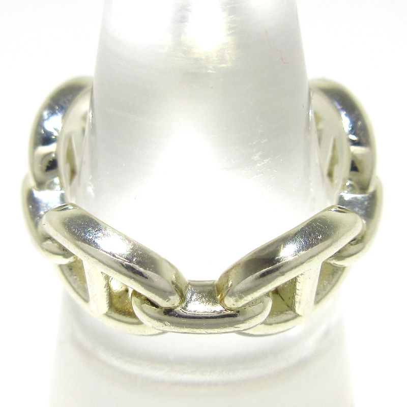Hermes Ring 51 Chaine D'ancre Silver