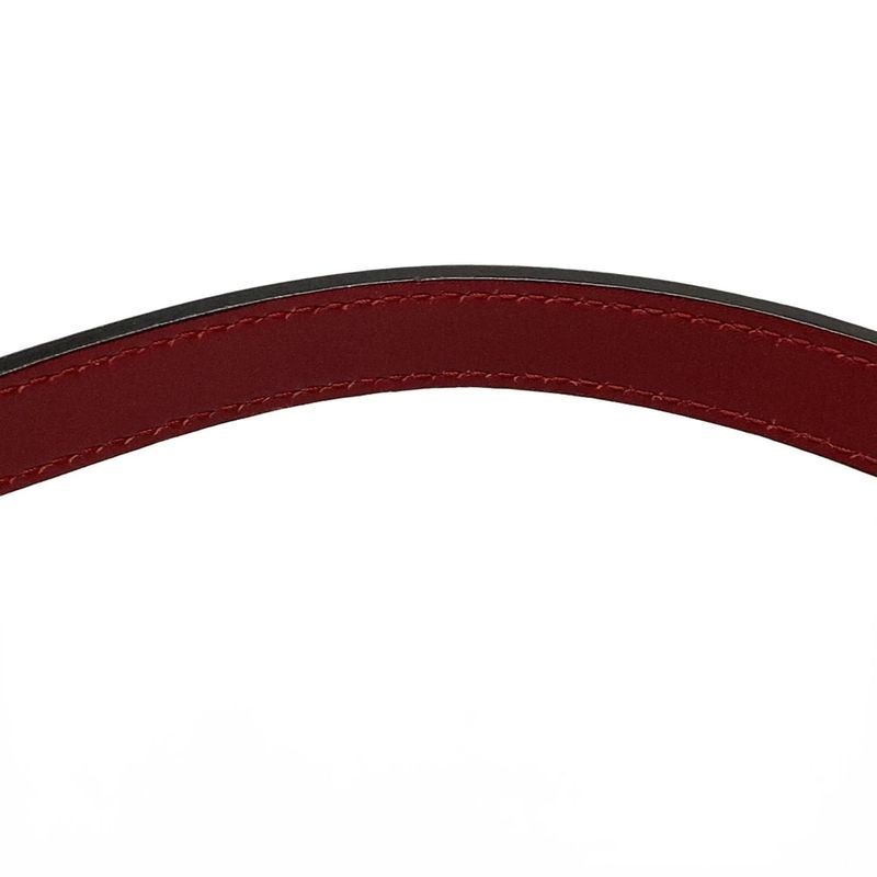 Dior/christian Dior Handbag Saddle Bag Red Leather