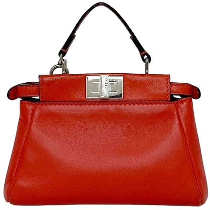 Fendi 2 way Bag Micro Peekaboo F21342 Red