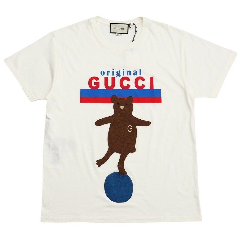 Gucci Short Sleeve T-shirt Size M BearCut And Sewn Cotton Made In