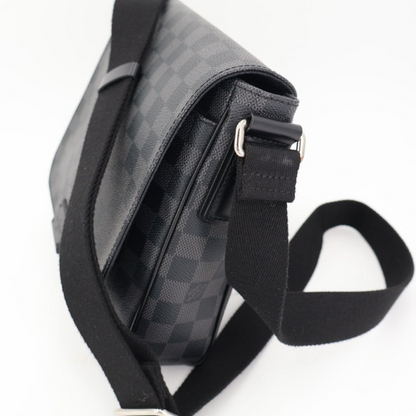 Louis Vuitton Damier Graphite District PM Shoulder Bag Messenger Bag