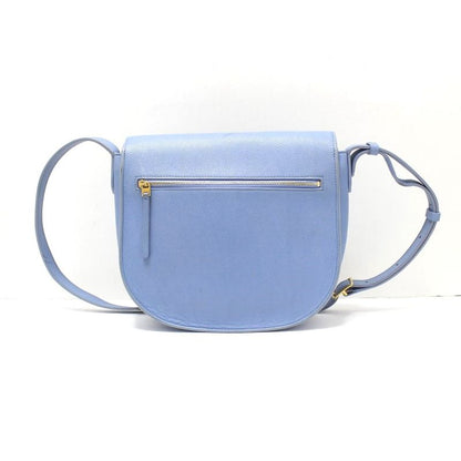 Celine Shoulder Bag Trotter Compact Light Blue Leather