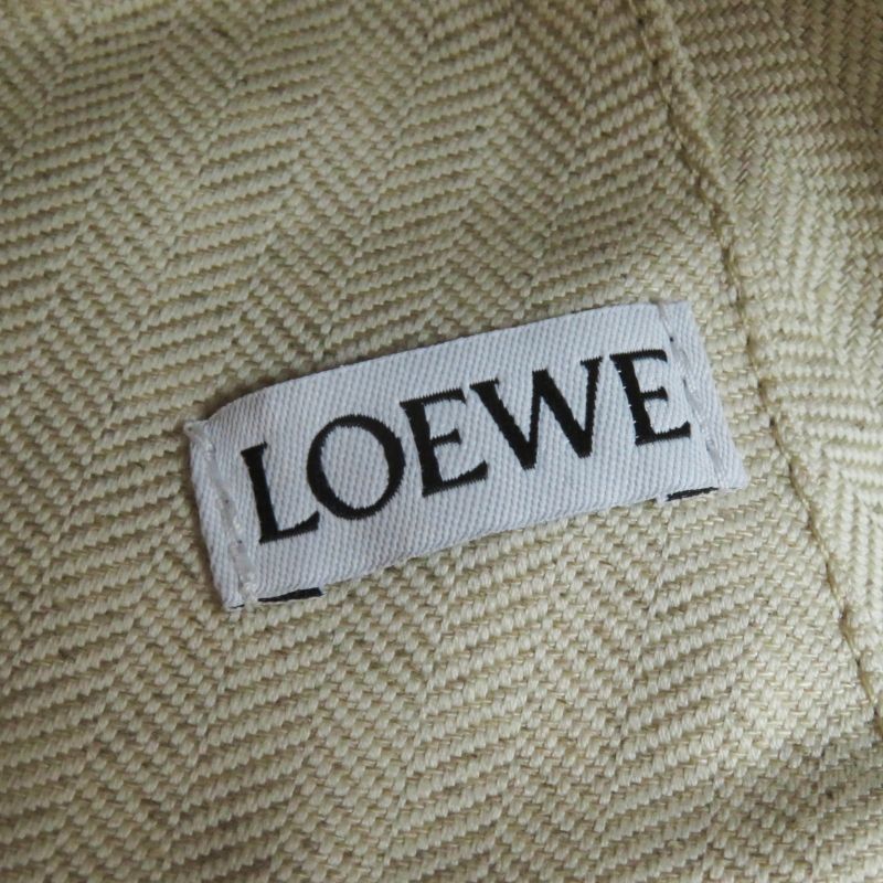 LOEWE Lamb Leather Fisherman Hat / Bucket Hat With Anagram Patch Terracotta 57