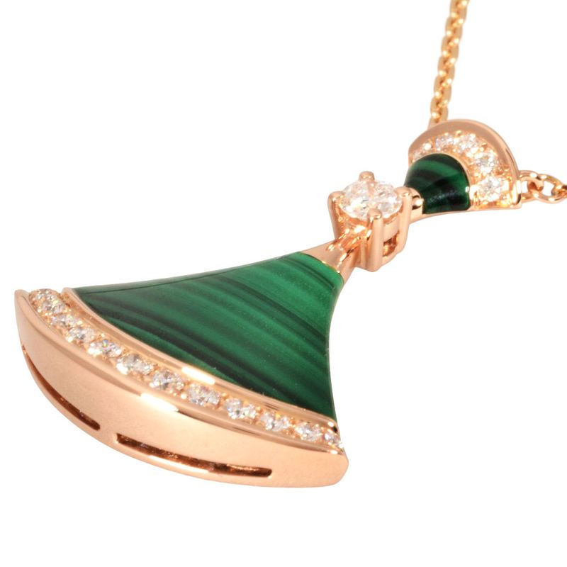 Bulgari Bvlgari DIVA Dream Necklace With Diamonds 351143 18K Pink Gold 73g