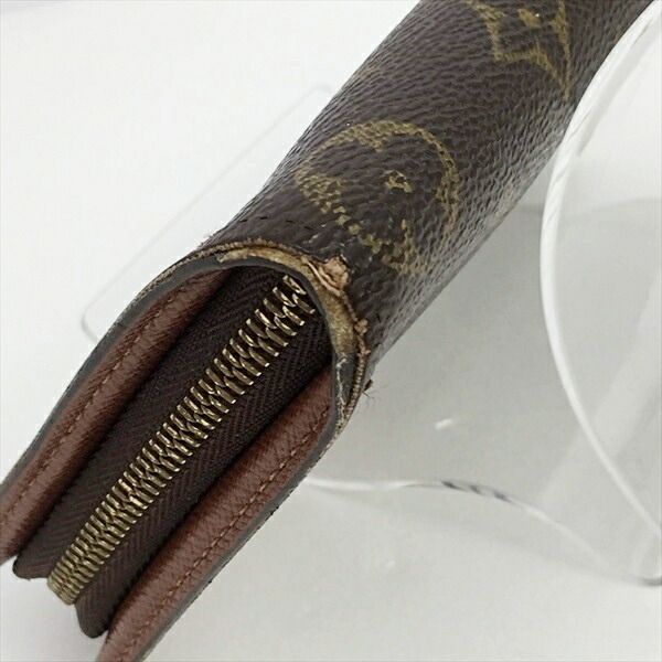 Louis Vuitton Portomone Zip Long Wallet Round Zip M61727 Monogram