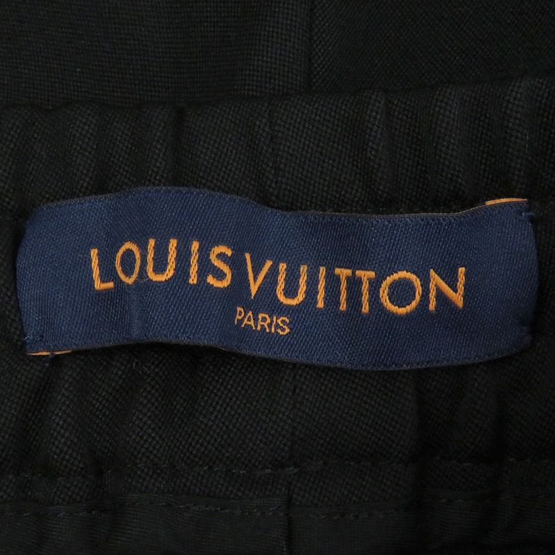 Louis Vuitton 22SS LV Logo Embroidery Basketball Tailored Shorts Black M Made