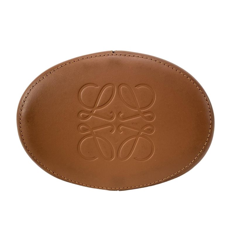 Loewe Shoulder Bag Balloon Bag Small Dark Brown And Brown Drawstring Shape