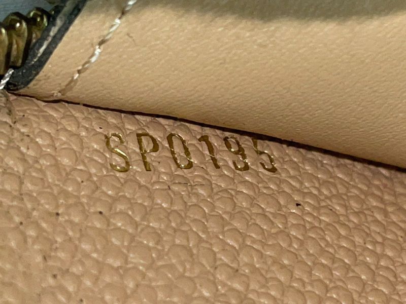 Louis Vuitton Monogram Empreinte Portefeuille Clemence Round Zipped Wallet Long