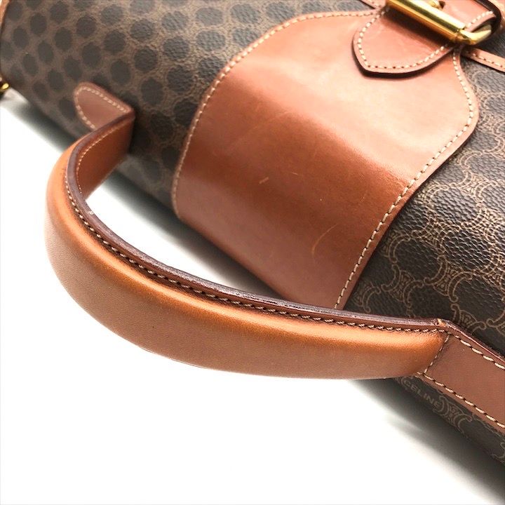 Celine Macadam Triomphe 2-Way Bag Brown