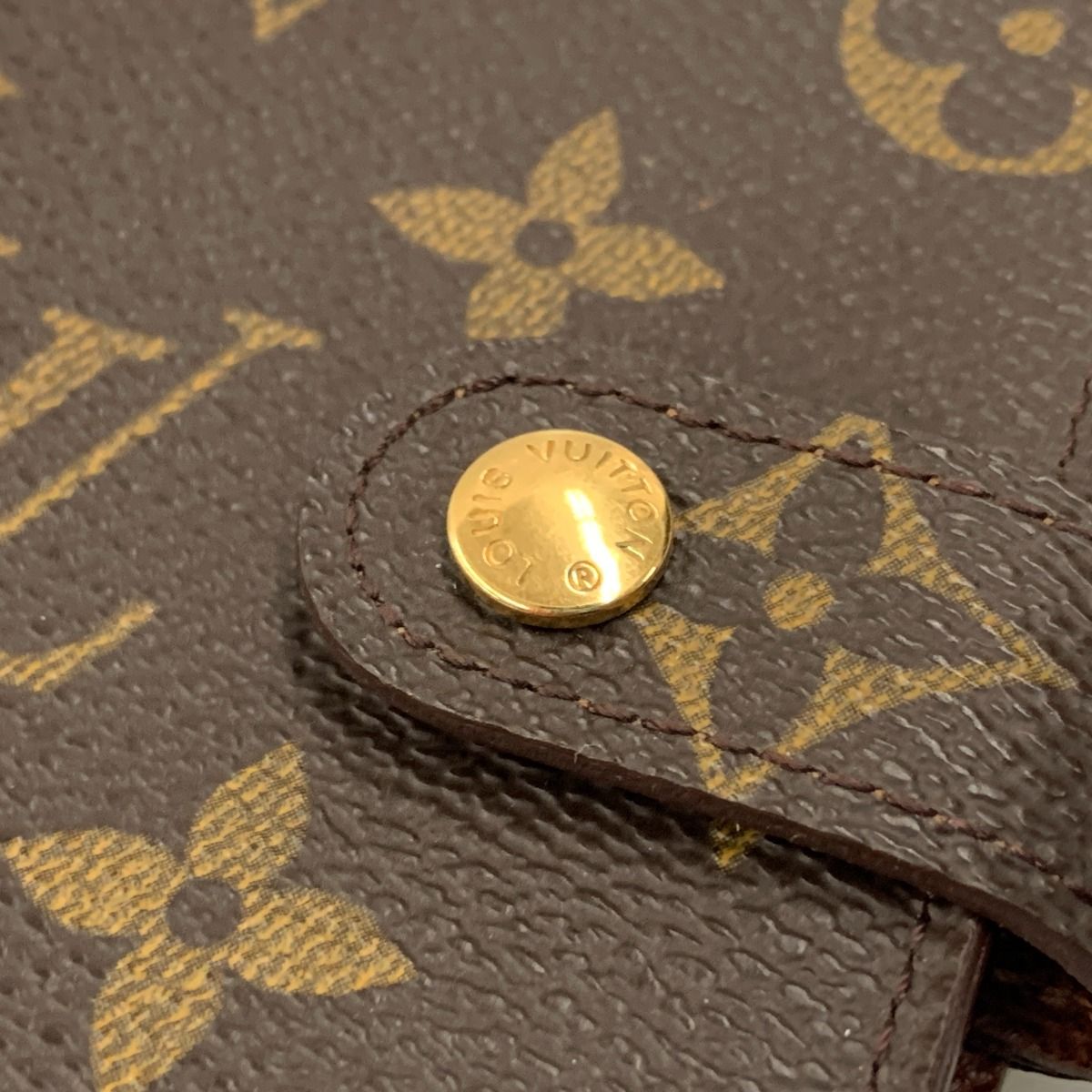 Louis Vuitton Monogram Agenda PM Notebook Cover R20005 Brown