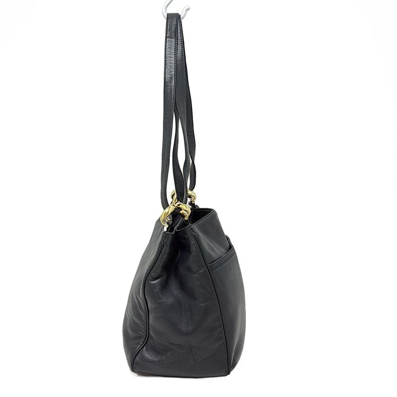 Loewe Shoulder Bag Amazona Black Leather