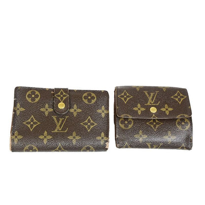 Louis Vuitton Wallets Set Of 2 Fold Wallets Monogram 05fb092