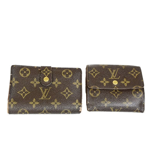 Louis Vuitton Wallets Set Of 2 Fold Wallets Monogram 05fb092