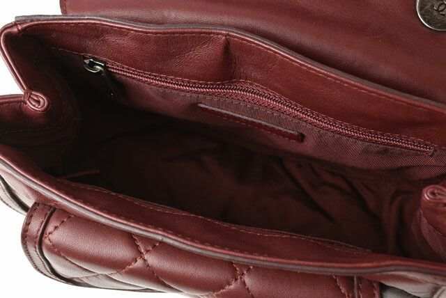Chanel Chain Shoulder Bag Chanel Saddle Bag Lambskin Matelasse Quilted Bordeaux