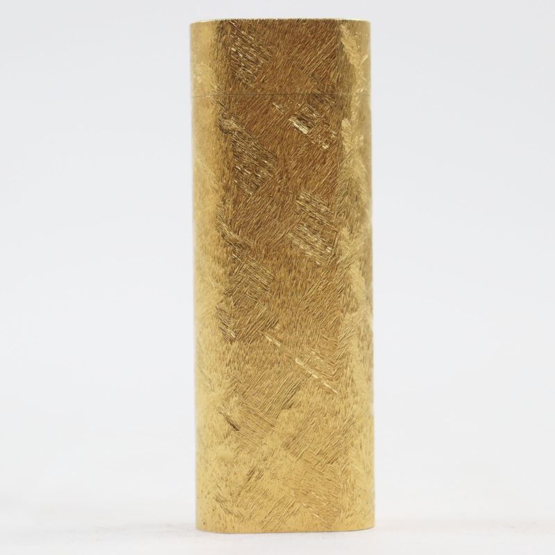 Cartier Oval New Shape Roller Type Smoking Toy Gas Lighter Gold Men's Recommende
