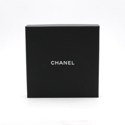 Chanel Necklace Pendant Choker Gold Blue Coco Mark Heart Rhinestone Chain