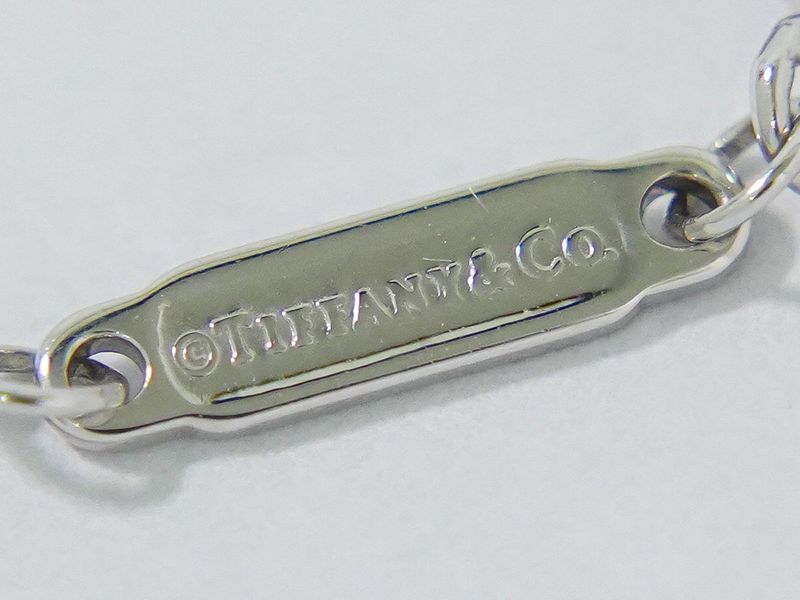 Authentic Tiffany & Co Tiffany & Co T Two Open Vertical Bar Au750 WG Necklace