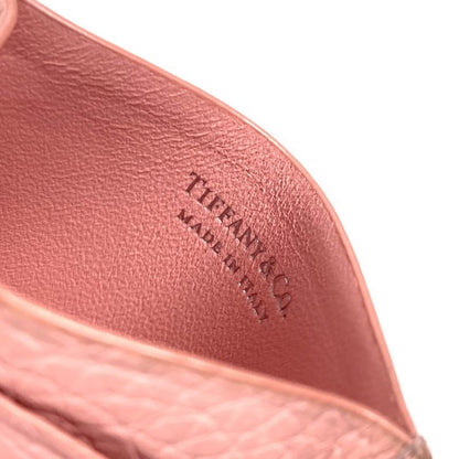 Tiffany & Co Card Case Return To Heart Leather Pink