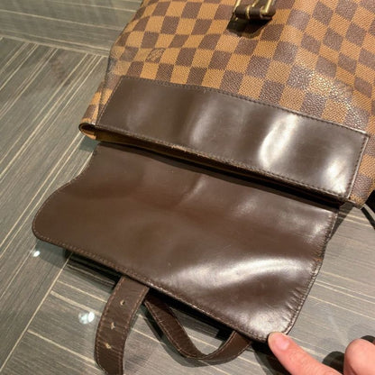◎authentic Louis Vuitton Soho Backpack Damier Ebène