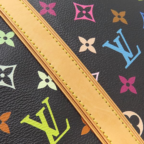 Louis Vuitton Shoulder Bag Aurelia MM Monogram Multicolor Canvas Noir Black